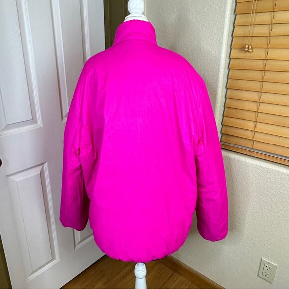 NWOT Disney Parks Alice In Wonderland Flower Reversible Puffer Jacket. - Picture 15 of 16